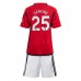 Manchester United Jadon Sancho #25 Hjemmedraktsett Barn 2023-24 Kortermet (+ Korte bukser)